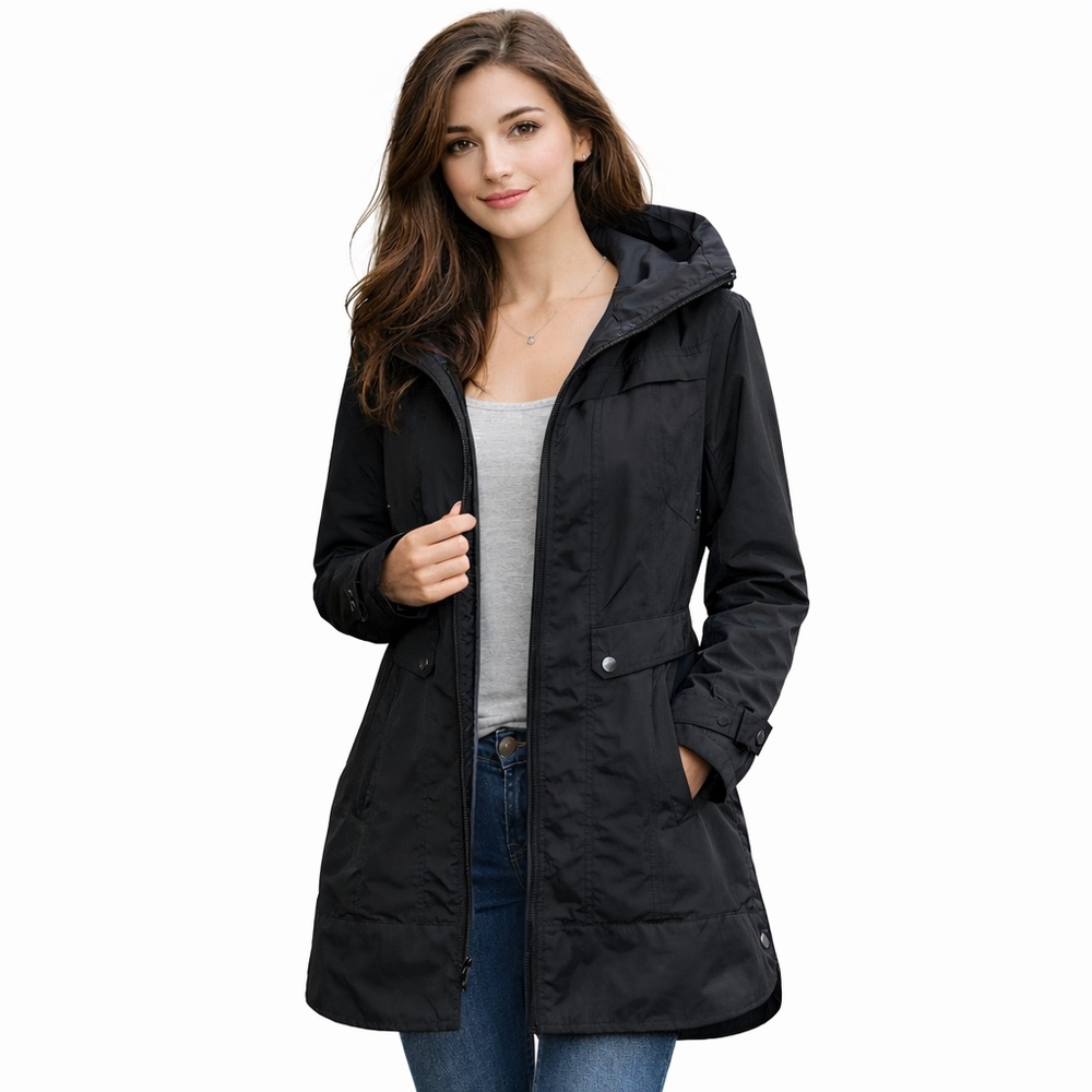 Cole Haan Travel Rain Jacket with hood